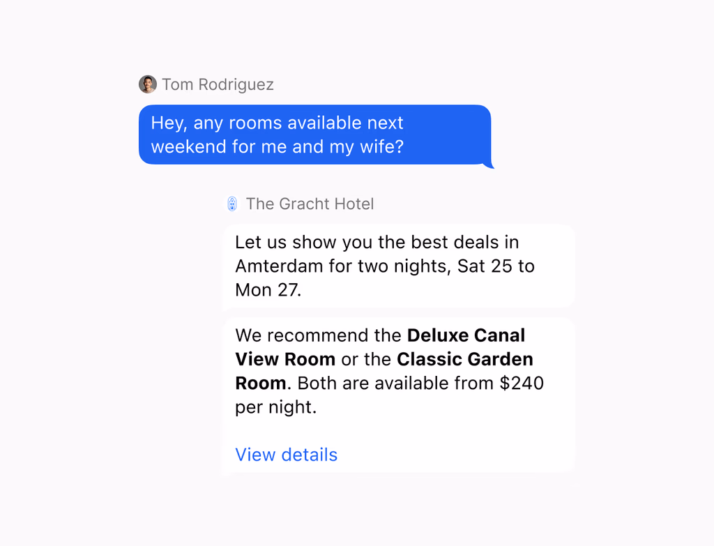 A chat interface with instant, accurate answers popping up, showing a seamless 24/7 agent experience for users.