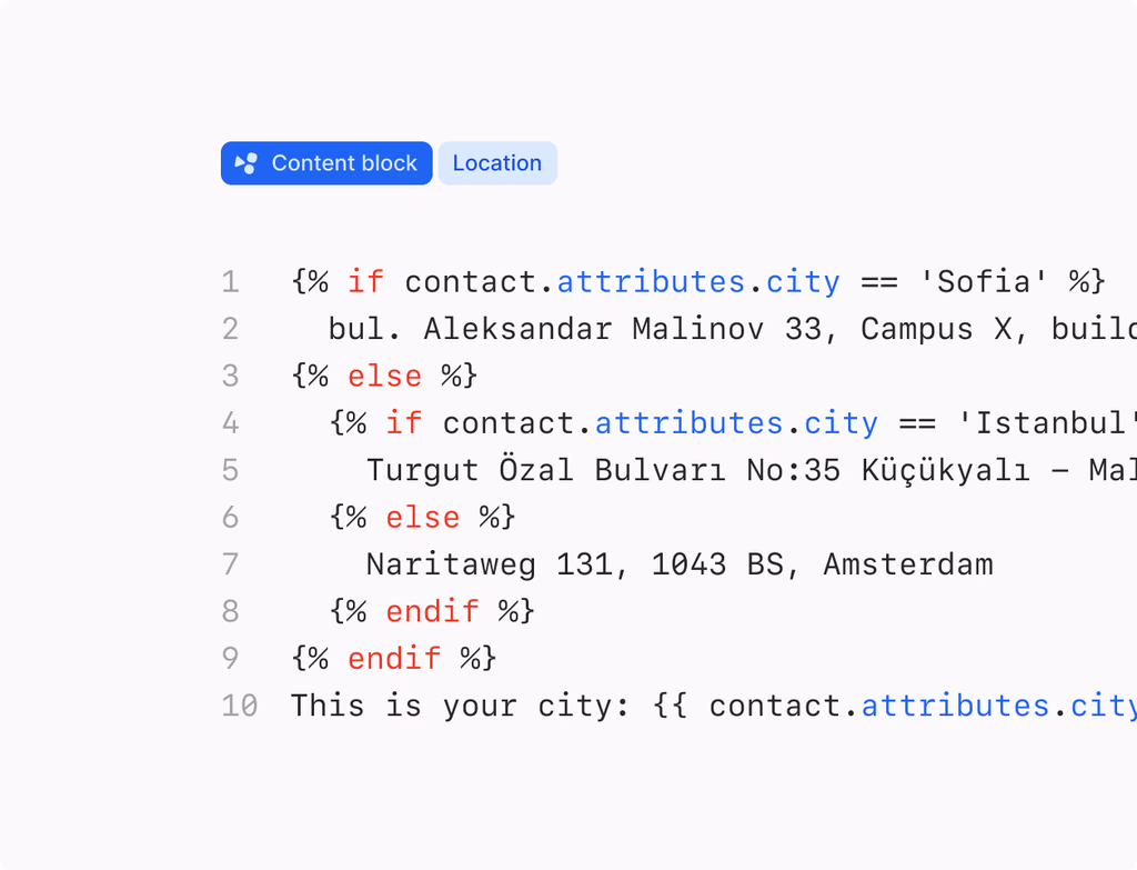 Content fragment in a dashboard and embedded on a blog, showing instant updates across multiple platforms.