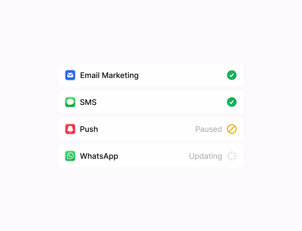 A clean dashboard showing a sales pipeline, quotes, and subscription renewals in progress.